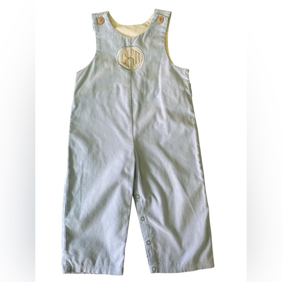 Just Ducky Light Blue Kids Overalls size 2 - Picture 2 of 4